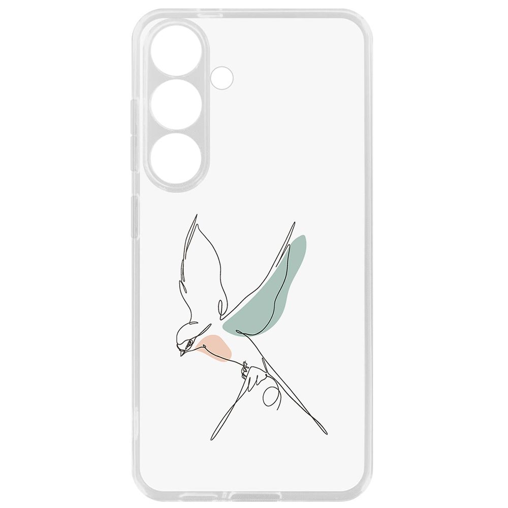 

Чехол-накладка Krutoff Clear Case Полет для Samsung Galaxy S24, Прозрачный