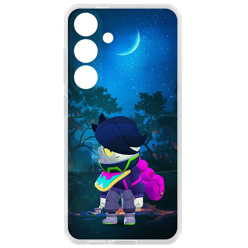 

Чехол-накладка Krutoff Clear Case Brawl Stars-Орочи Эдгар для Samsung Galaxy S24, Прозрачный