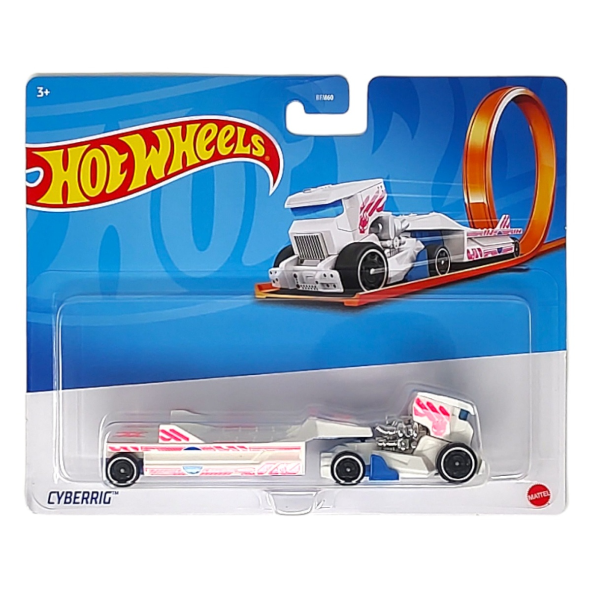 Машинки Hot Wheels Cyberrig 1:64, 16,5 см белый