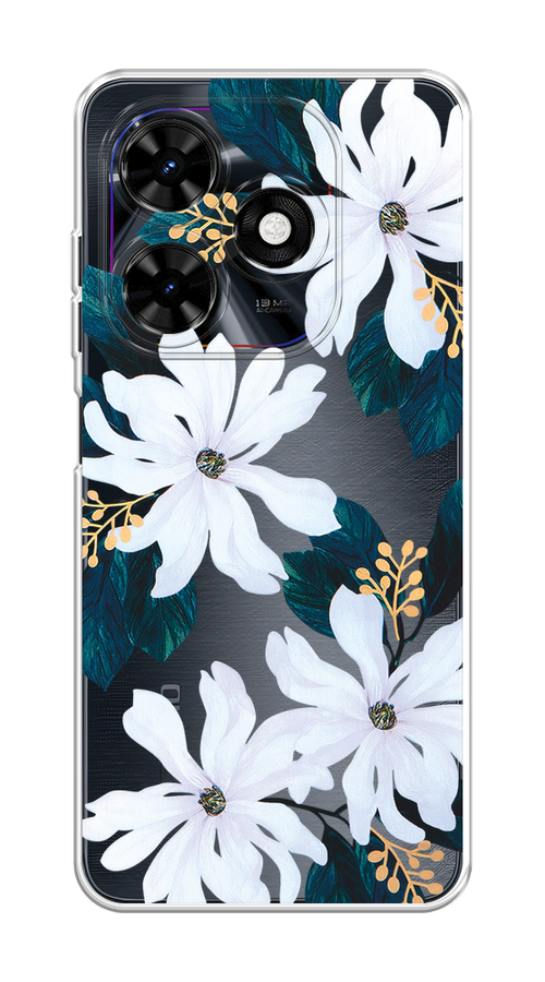 

Чехол на Tecno Spark Go 2024/Spark 20C "Delilah Flower", Зеленый;белый, 304650-1