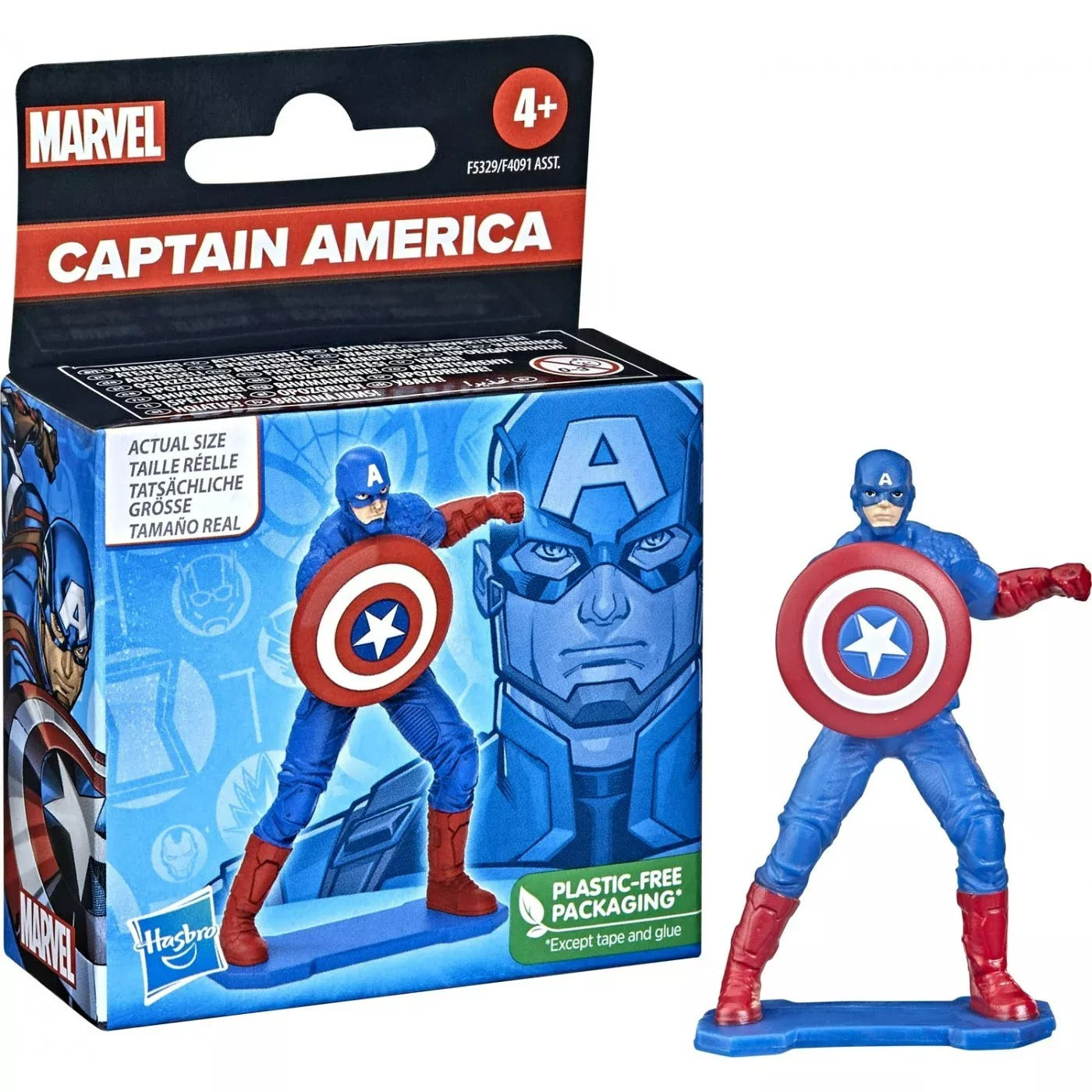 Фигурка Marvel Капитан Америка 6 см 390₽