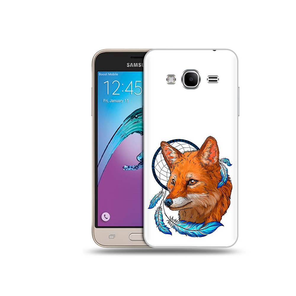 

Чехол MyPads Tocco для Samsung Galaxy J3 (2016) лиса и ловец снов (PT29089.580.438), Прозрачный, Tocco