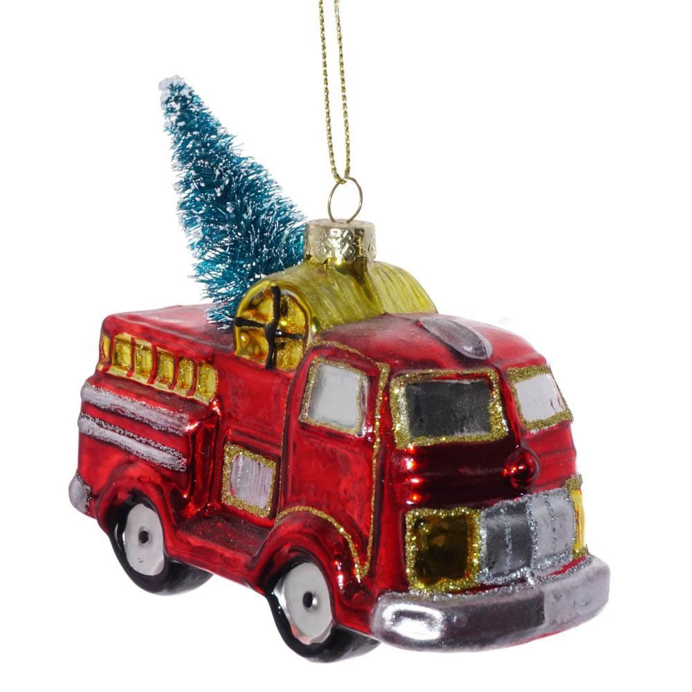 Елочная игрушка Remeco collection Автобус KSM-256355 1 шт. красный
