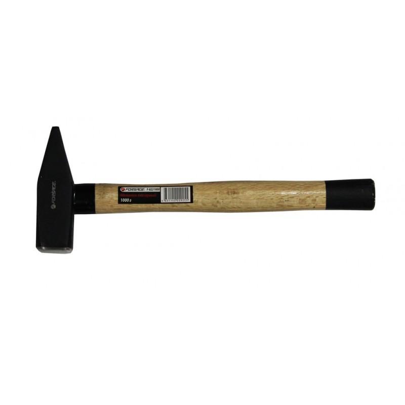 фото Молоток слесарный forsage f-8222000 с деревянной ручкой и пластиковой защитой у основания