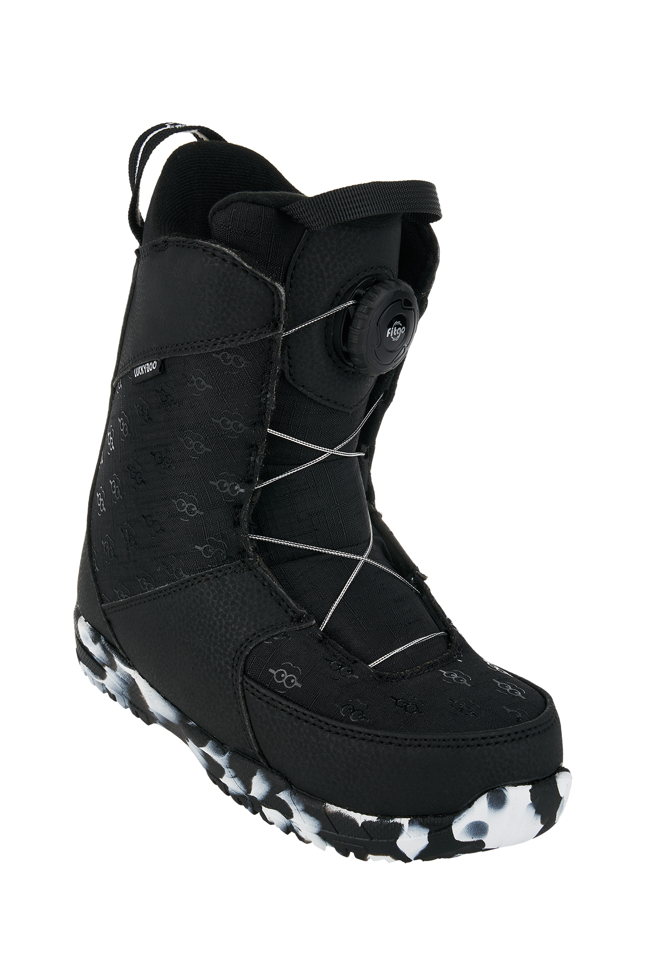 Ботинки для сноуборда Luckyboo Future Fastec 2021 черный 19 см