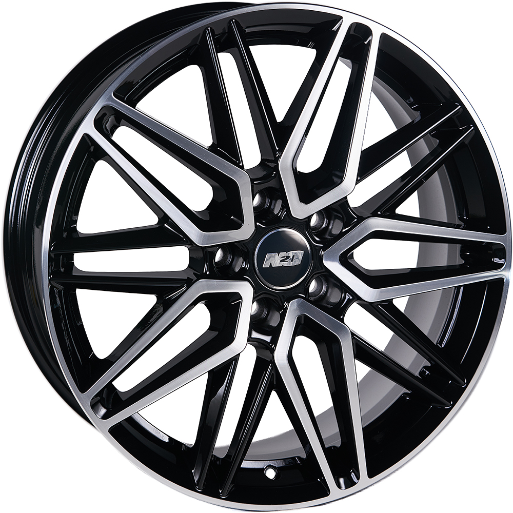 

Колесный диск N2O V2233 7x18 5x108 ET33 DIA 60,1 BFP, Черный;серебристый