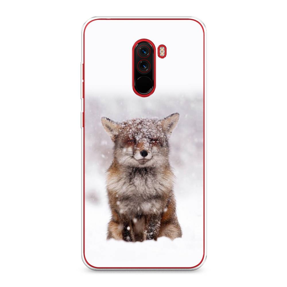

Чехол на Xiaomi Pocophone F1 "Зимняя лиса", Белый;серый;коричневый, 34450-1