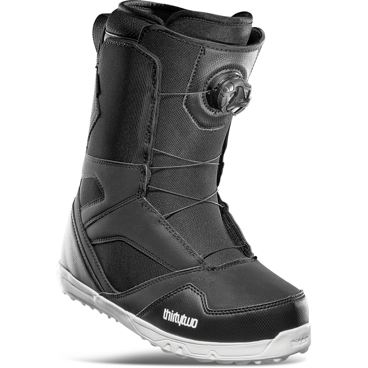 фото Ботинки сноубордические thirtytwo 21-22 stw boa black/white 10.0