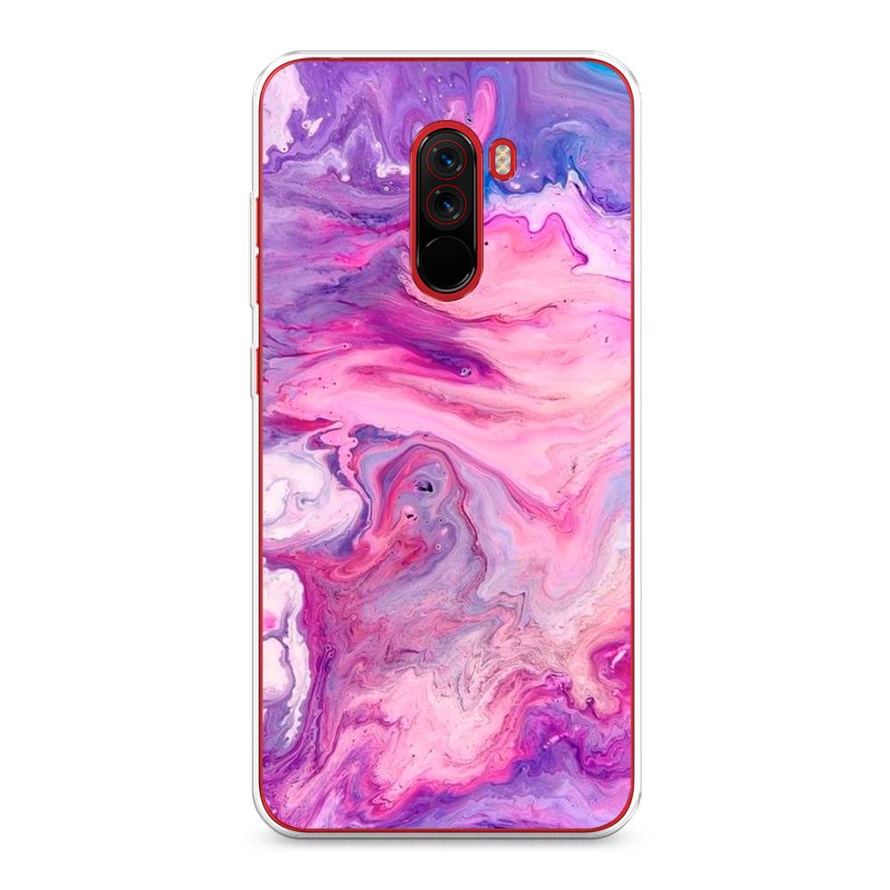 

Чехол на Xiaomi Pocophone F1 "Нежно-розовая абстракция", Розовый, 34450-3