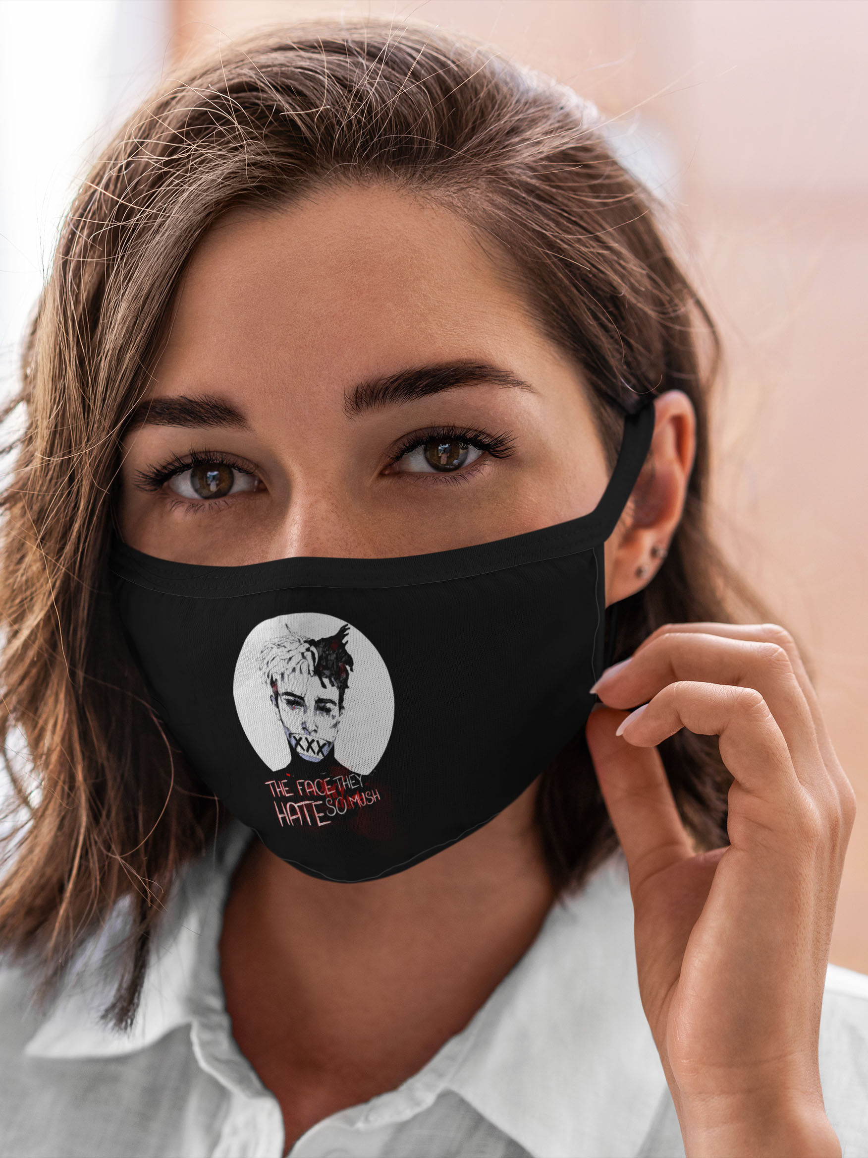 

Многоразовая маска унисекс Burnettie Xxxtentacion The Facethey Hate So Much, Разноцветный, Xxxtentacion The Facethey Hate So Much