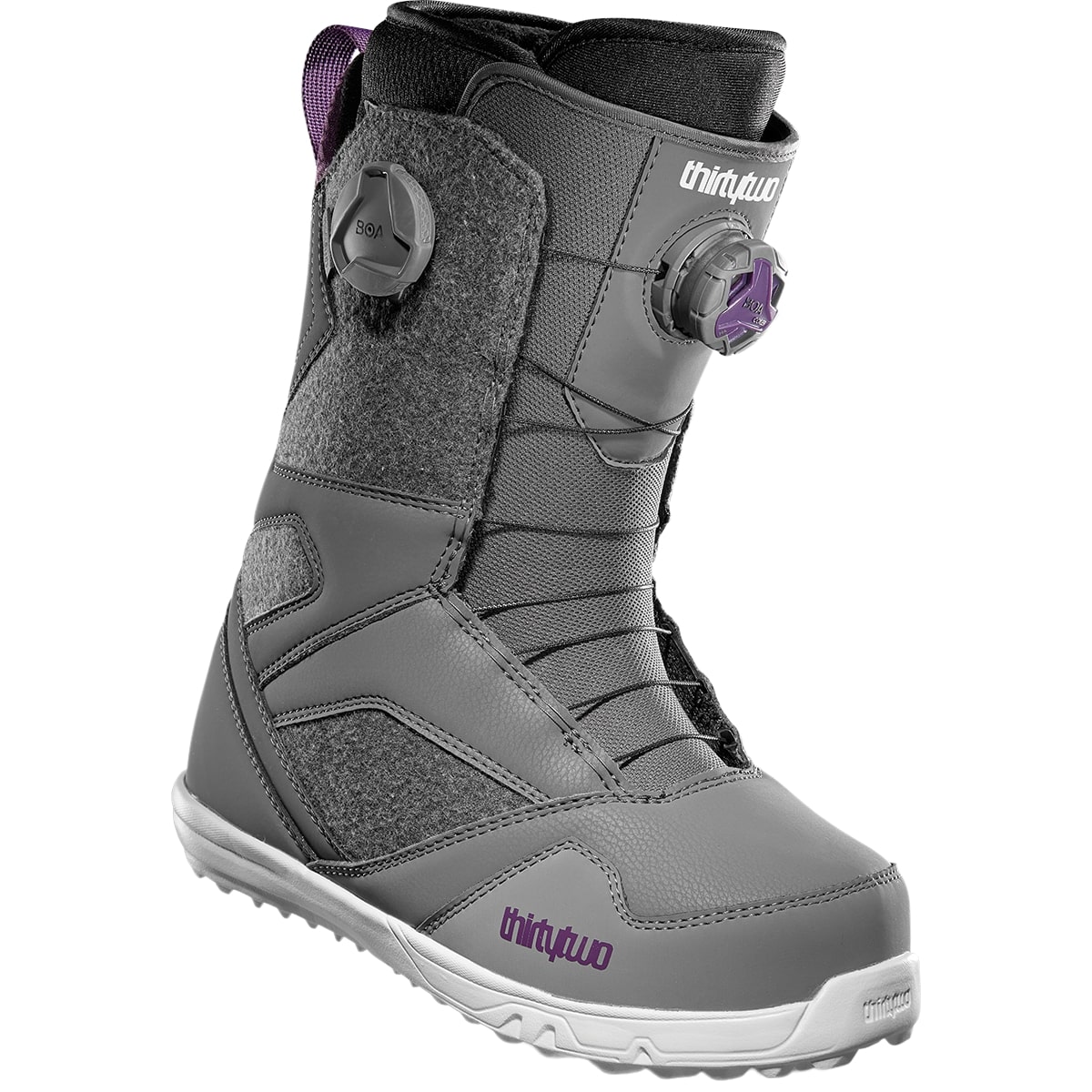 

Ботинки сноубордические Thirtytwo 21-22 Stw Boa W'S grey/purple 8.5, Ботинки сноубордические Thirtytwo 21-22 Stw Boa W'S grey/purple