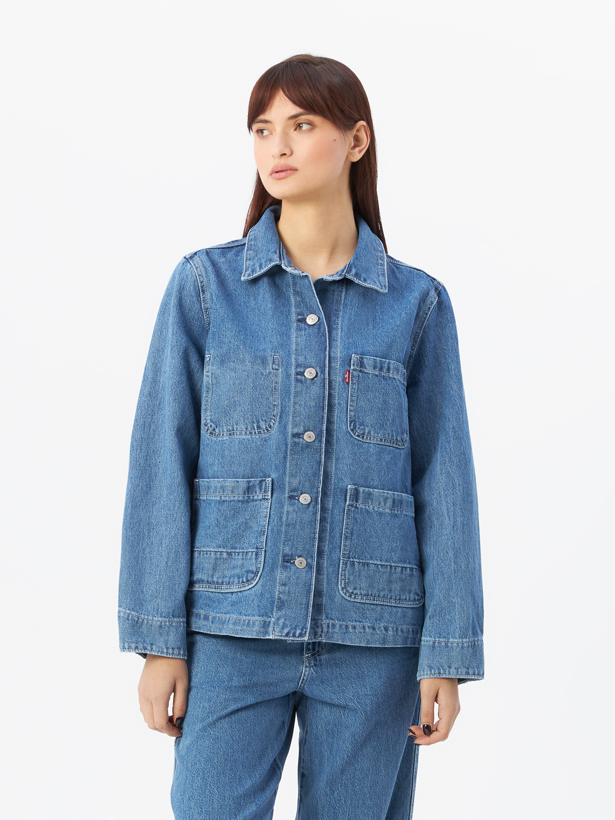 Джинсовая куртка женская Levis A4857-0000 синяя XL 9853₽