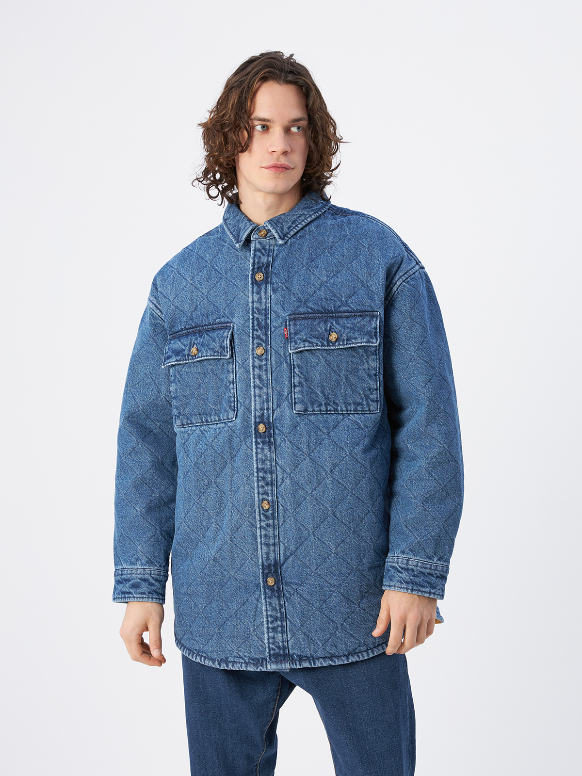 Джинсовая куртка мужская Levi's A0682-0001 синяя L