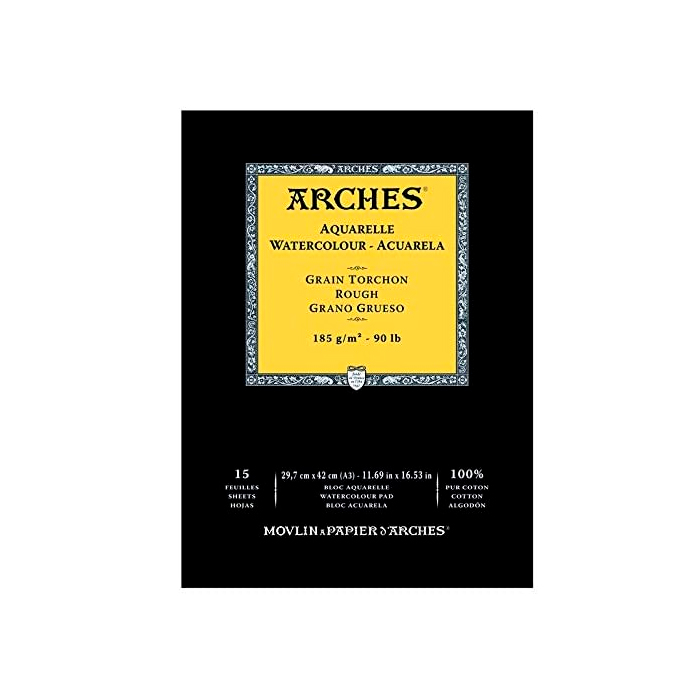Альбом для акварели Arches 29,7х42 см, белый натуральный, 15 л