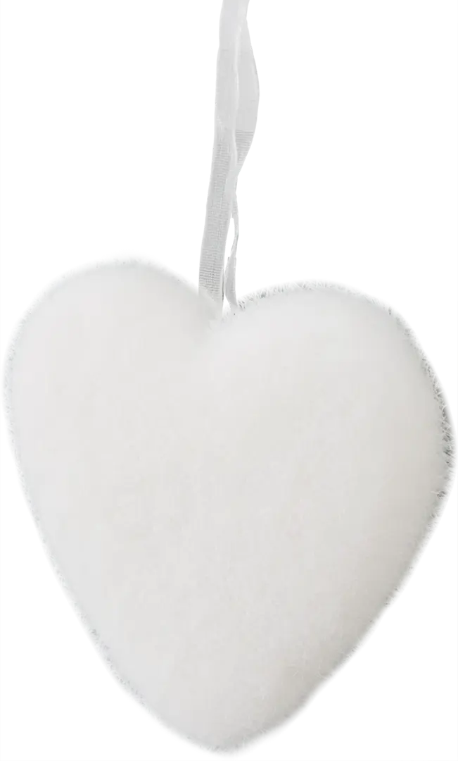 

Набор ёлочных украшений «Сердечки» 9 см цвет белый, 3 шт.