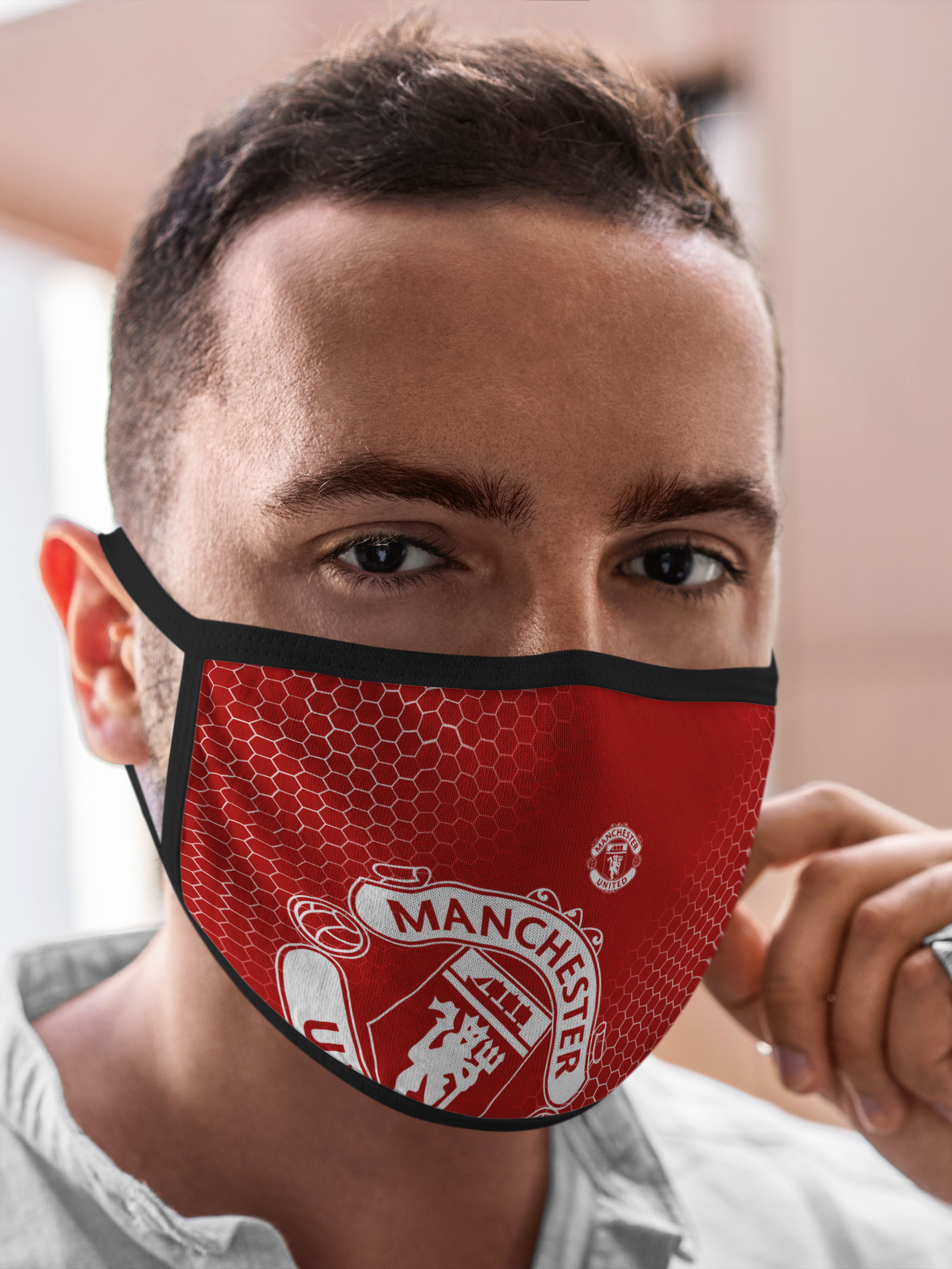 

Многоразовая маска унисекс Burnettie Manchester United Манчестер Юнайтед, Разноцветный, Manchester United Манчестер Юнайтед