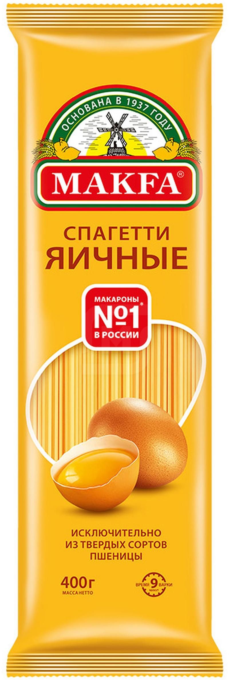 

Макаронные изделия Makfa Спагетти яичные 400 г
