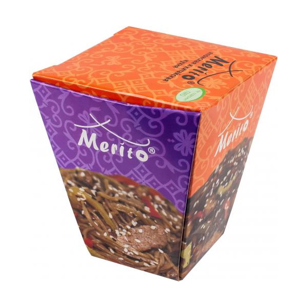 

Гречневая лапша Мерито соба с морепродуктами 0,2 кг