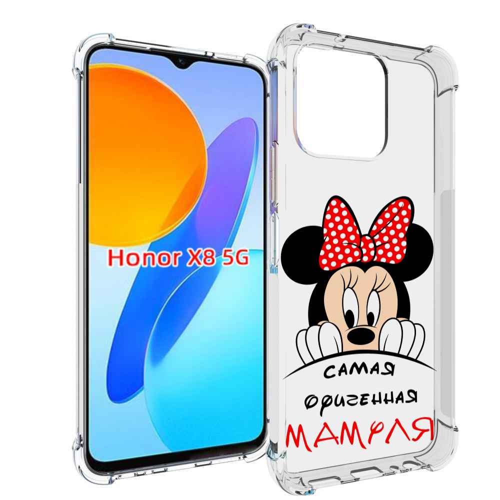 

Чехол MyPads Самая лучшая мамуля Мини Маус для Honor X8 5G, Прозрачный, Tocco