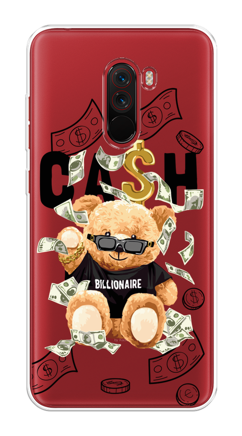 

Чехол на Xiaomi Pocophone F1 "Big cash", Черный;серый;бежевый, 34450-6