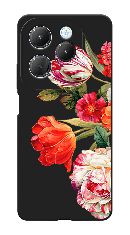 

Чехол Awog на Infinix Hot 40 Pro "Весенний букет", Красный;розовый;зеленый, 3105352-1