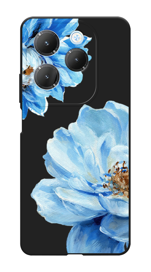 

Чехол Awog на Infinix Hot 40 Pro "Голубые клематисы", Голубой, 3105352-1