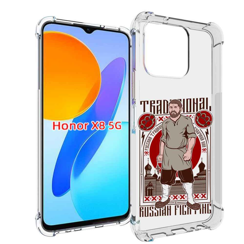 

Чехол MyPads Традициональный мужчина для Honor X8 5G, Прозрачный, Tocco