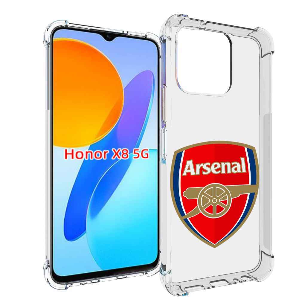 

Чехол MyPads ФК Арсенал логотип для Honor X8 5G, Прозрачный, Tocco