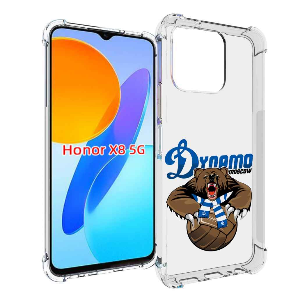 

Чехол MyPads ФК Динамо медведь для Honor X8 5G, Прозрачный, Tocco