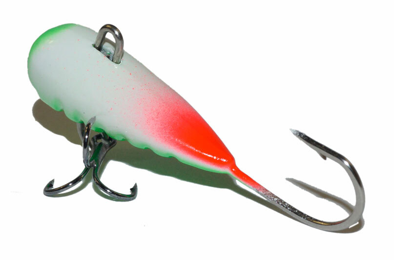 

Мормышка Cargo Судаковая с тройником 25г цв.01 (бел.зелен.красн.) 3шт, Белый;зеленый;красный, Мормышка Судаковая с тройником