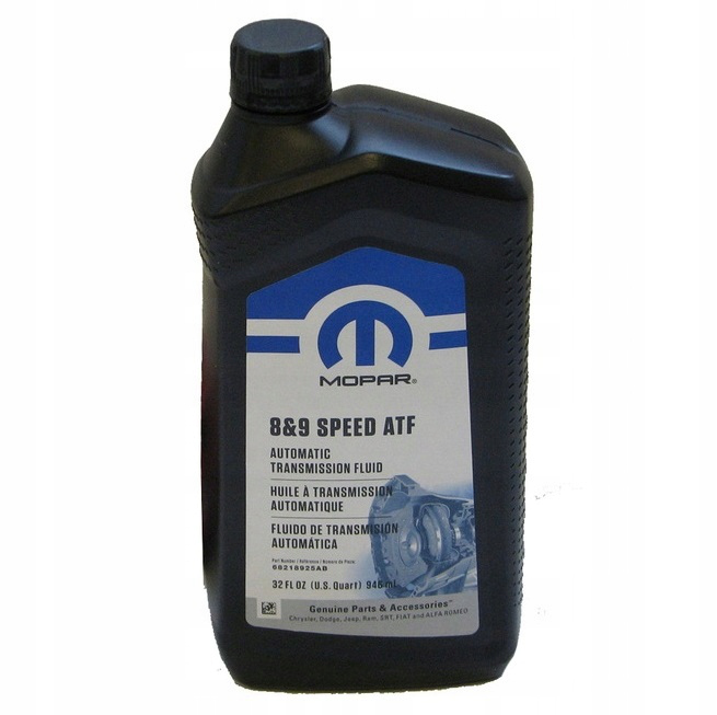 

Трансмиссионное масло Chrysle Mopar Zf 8,9 Speed Atf
