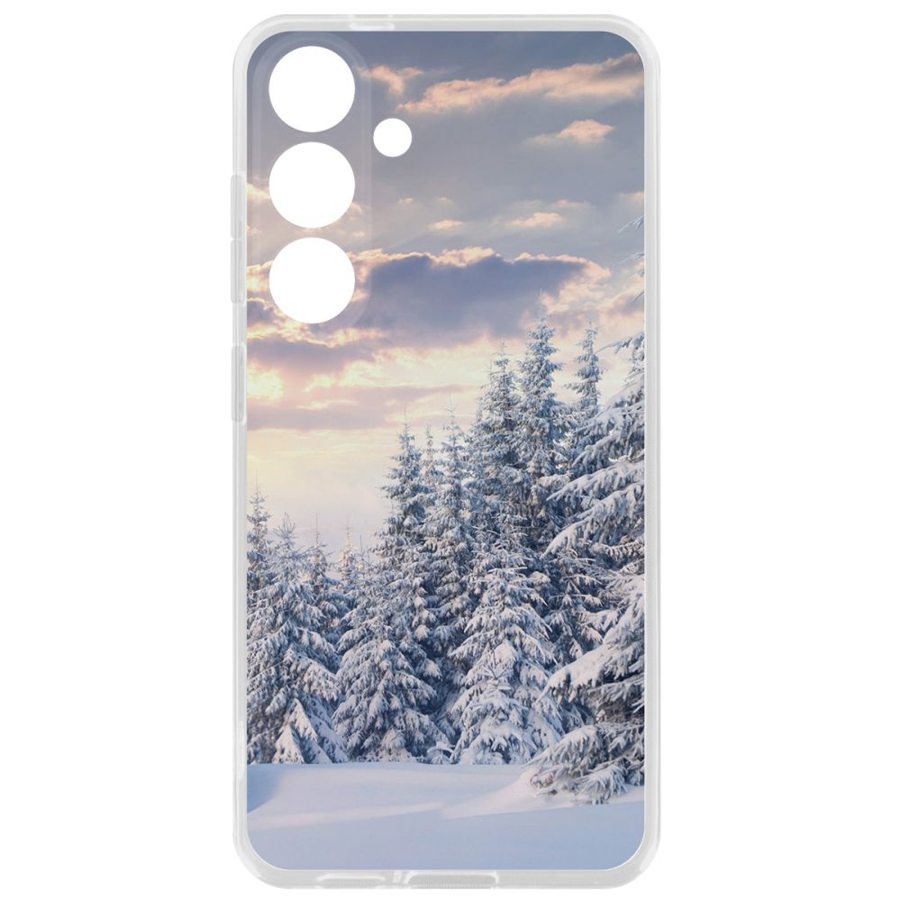 

Чехол-накладка Krutoff Clear Case Снежный пейзаж для Samsung Galaxy S24, Прозрачный