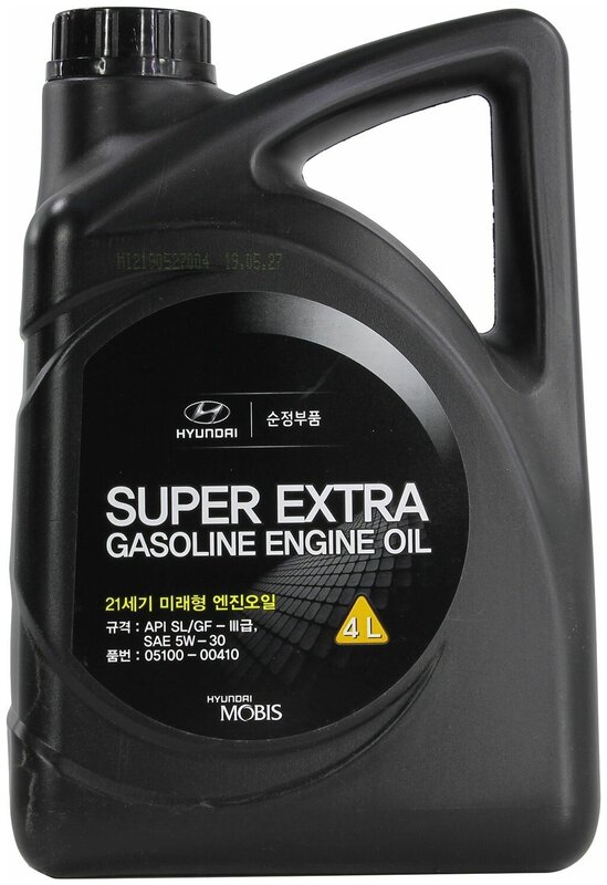 Моторное масло HYUNDAI KR Super Extra Gasoline полуcинтетическое 5W30 4л