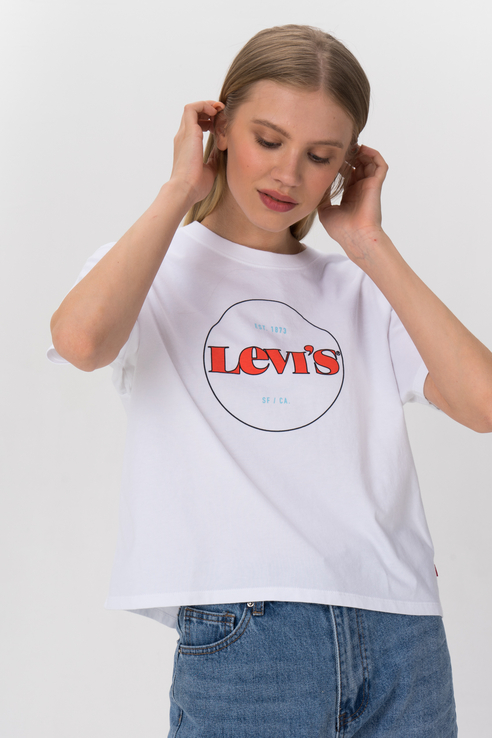 фото Футболка женская levi's 69973-0153 белая 46 ru