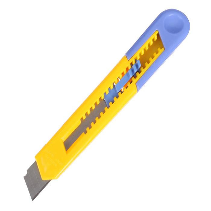 Нож канцелярский Calligrata 18 мм с направляющим фиксатором