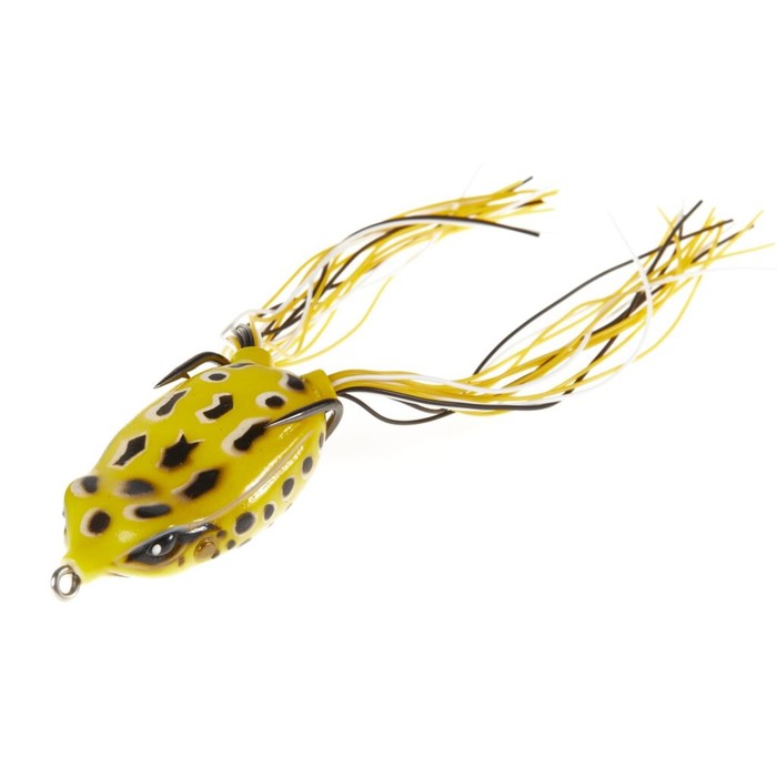 

Приманка мягкая LJ 3D Series FROG 2.6in (06.50)/001 1шт., Бежевый;черный, Frog