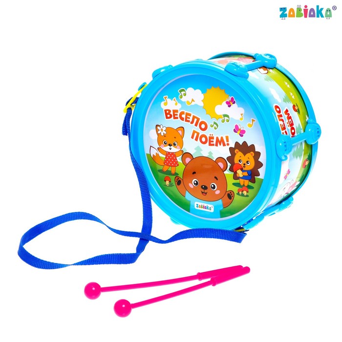 

Игрушечный барабан Весело поём!, для детей