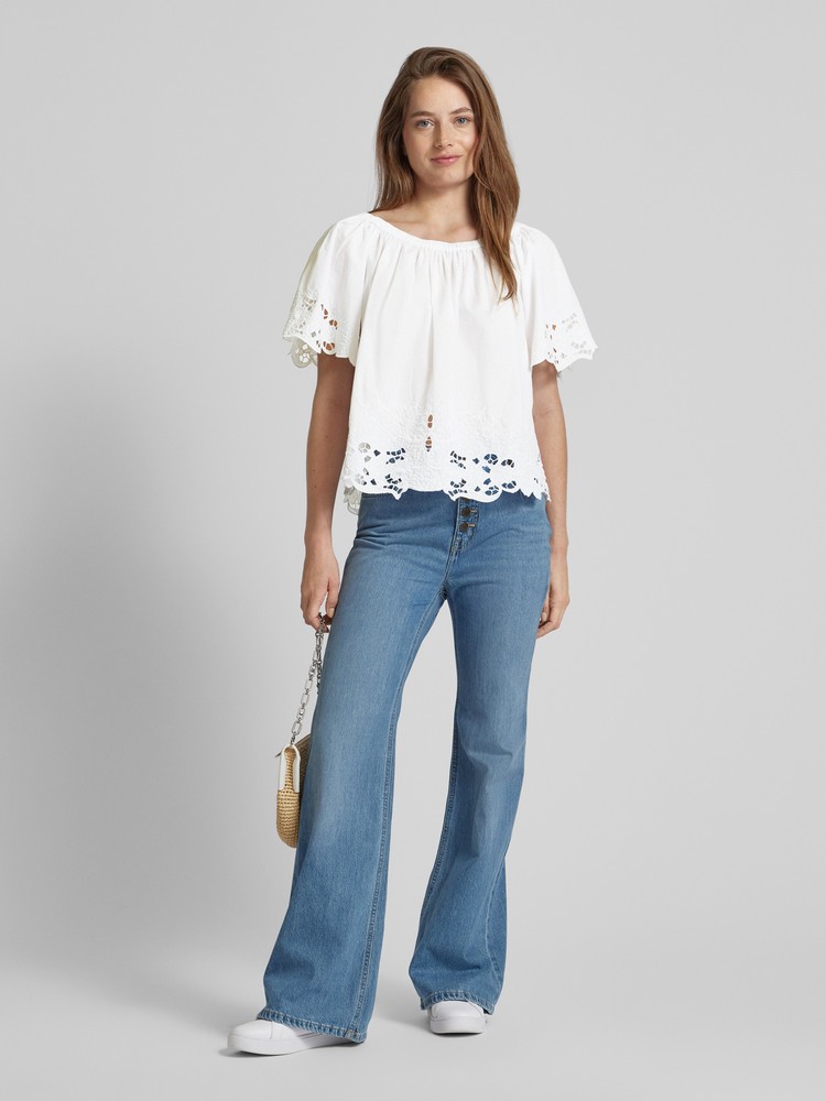 

Блуза женская Ralph Lauren 200932901 белая L, Белый, 200932901