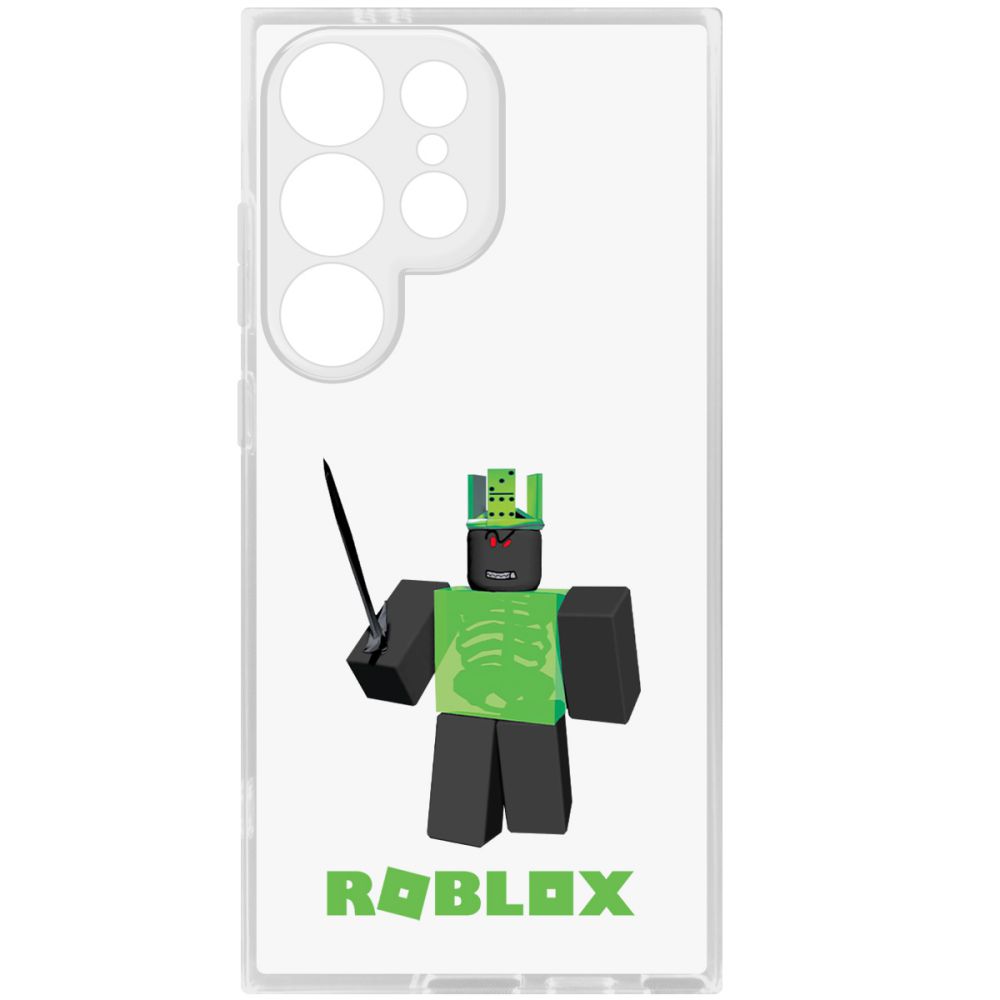 

Чехол-накладка Krutoff Clear Case Roblox-1x1x1x1x1 для Samsung Galaxy S24 Ultra, Прозрачный