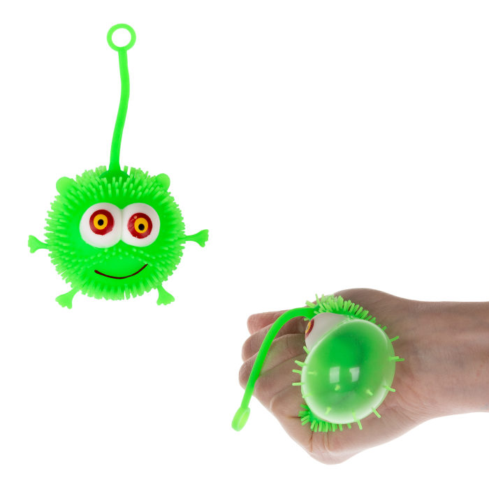 Игрушка-антистресс 1Toy Ё-Ёжик зеленый, 8х10 cм Т23431-2 антистрессовая игрушка брелок трогательные зверюшки собачка
