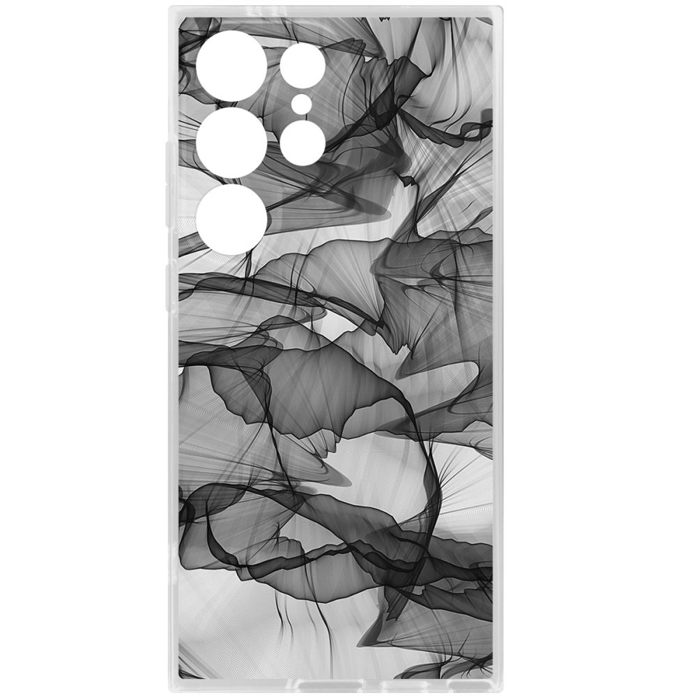 

Чехол-накладка Krutoff Clear Case Абстракт 14 для Samsung Galaxy S24 Ultra, Прозрачный