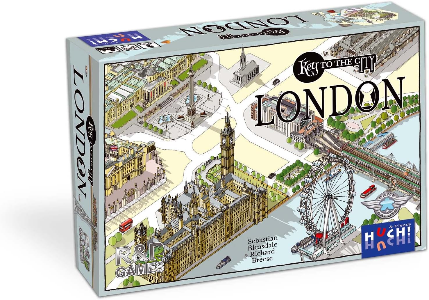 Настольная игра HUCH! Key to the City: London на английском london portrait of a city