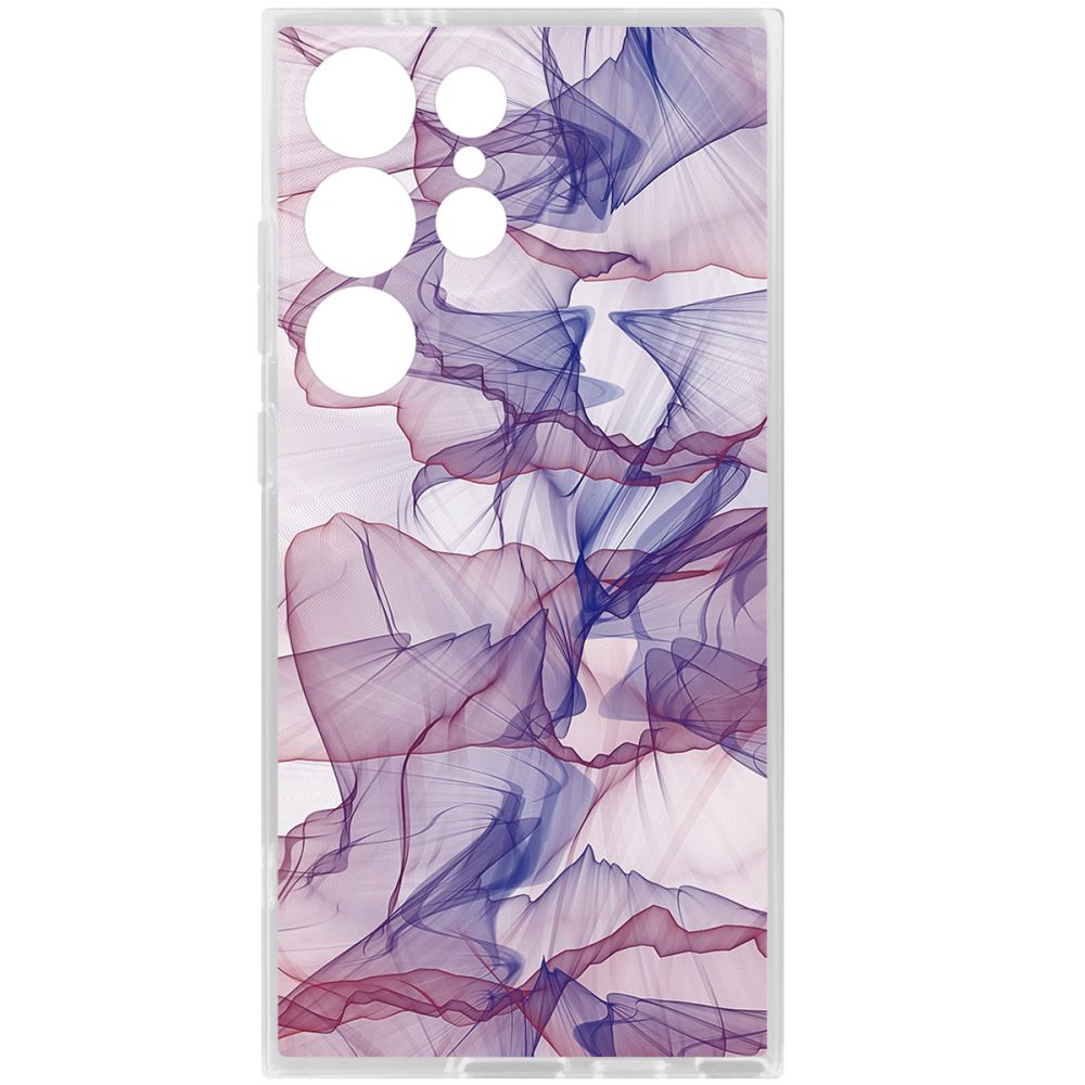 

Чехол-накладка Krutoff Clear Case Абстракт 15 для Samsung Galaxy S24 Ultra, Прозрачный