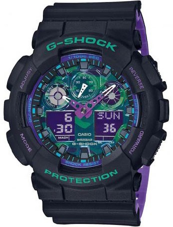 

Наручные часы мужские Casio GA-100BL-1AER, GA-100BL-1AER