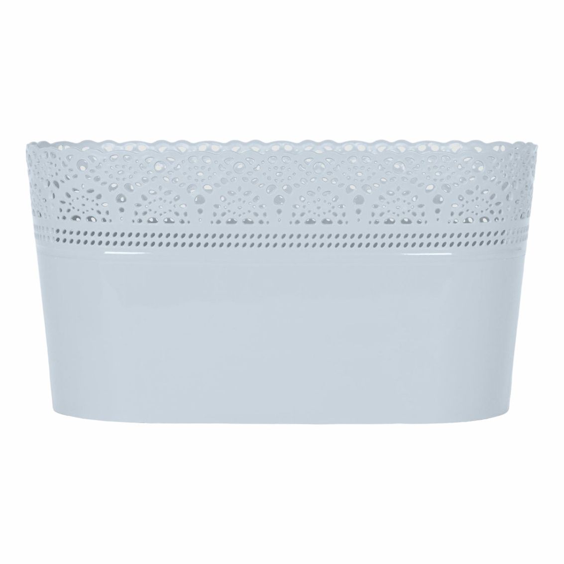 

Цветочный горшок Serinova Lace 3,7 л белый 1 шт., Lace
