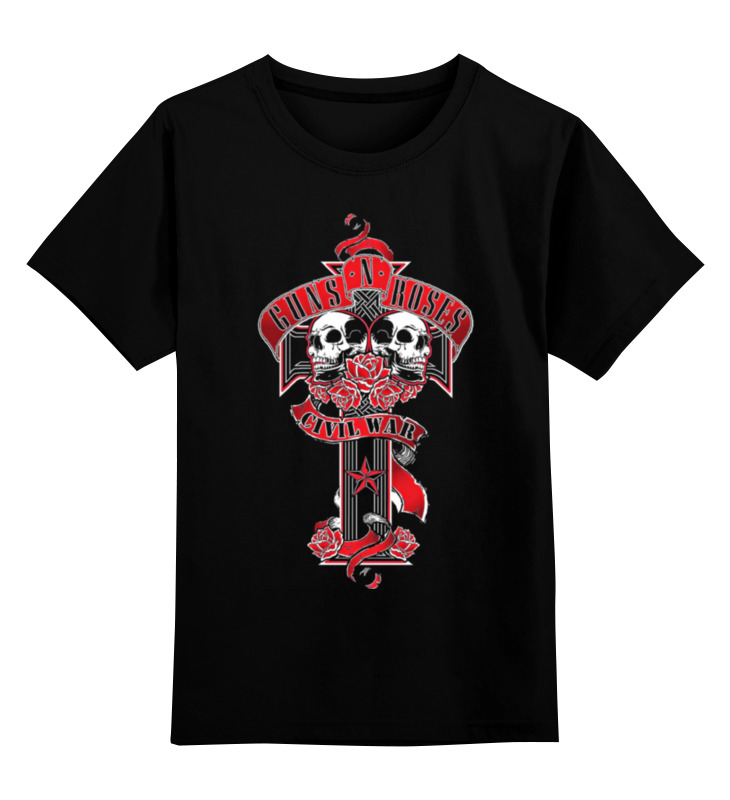

Футболка детская Printio Guns n' roses цв. черный р. 164, Guns n' roses