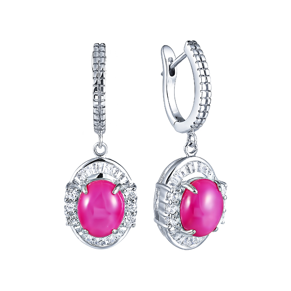 

Серьги из серебра с рубином/фианитом Element47 AE1156_ZRO_002_WG, AE1156_ZRO_002_WG