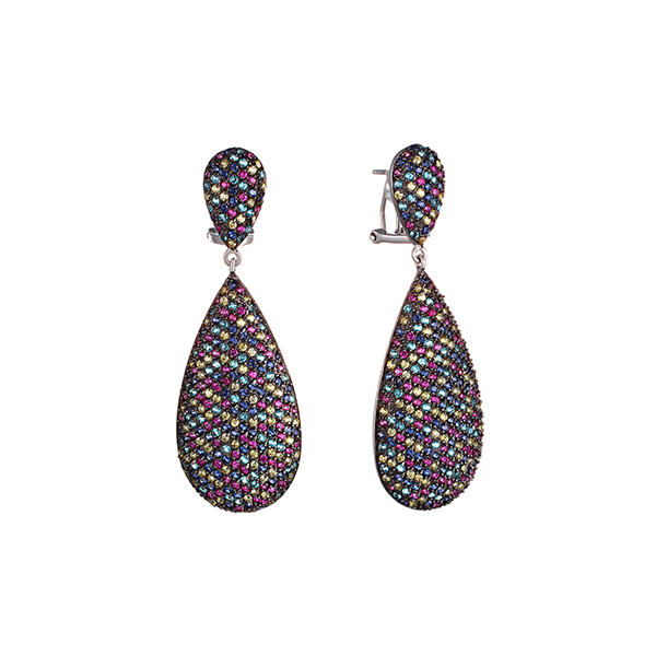 

Серьги из серебра с фианитом Element47 BE5153_002_WG, BE5153_002_WG