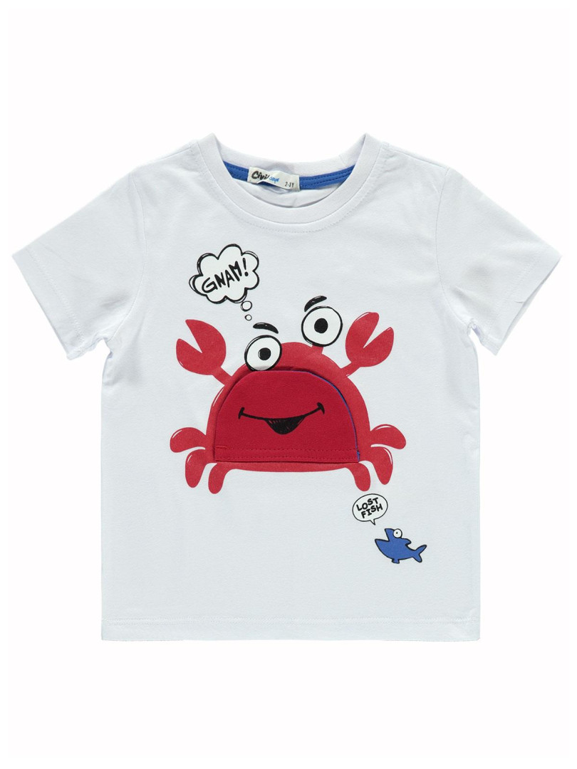 

Футболка для мальчиков Civil Boys 18959346Y21-1 белый 24-36 мес (доставка из-за рубежа), 18959346Y21-1