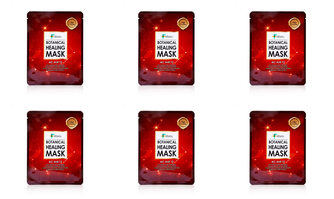 

Маска для лица Eyenlip beauty FABYOU BOTANICAL HEALING 13, 23мл в уп, 6 уп